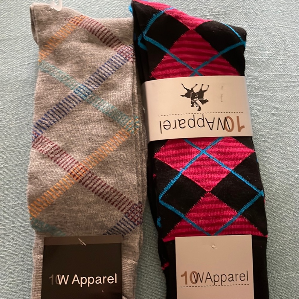 Mens Plaid Argyle Socks